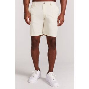 Redvanly Hanover Pull On Short in Stone Oat Ivory Working Fly Mens Size Large